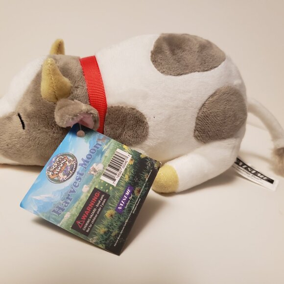 New Harvest Moon Sleepytime Cow Plush Exclusive Video Game Promo 8” 2021 - Picture 2 of 16